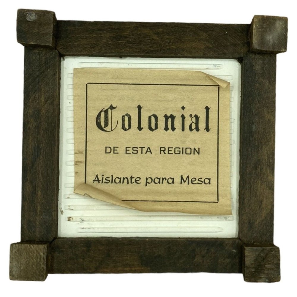 Trivet Tile Colonial Made In Spain Blue White De Esta Region Aislante Para Mesa - Picture 3 of 9